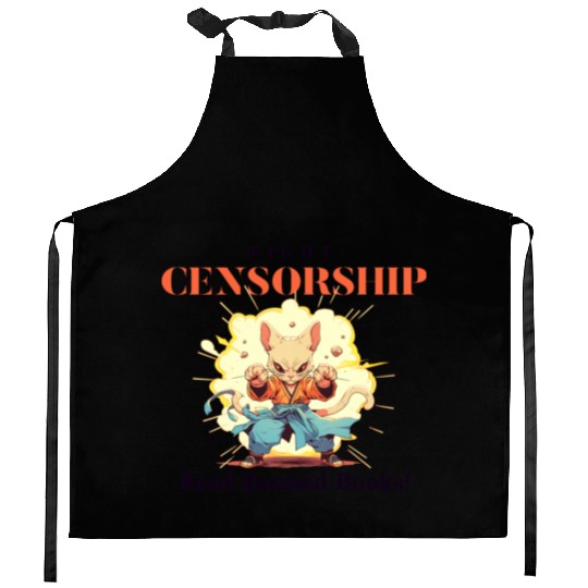 Fight Censorship Read Banned Books Kitchen Aprons