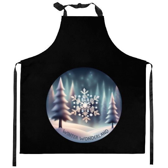 Winter Wonderland Kitchen Aprons