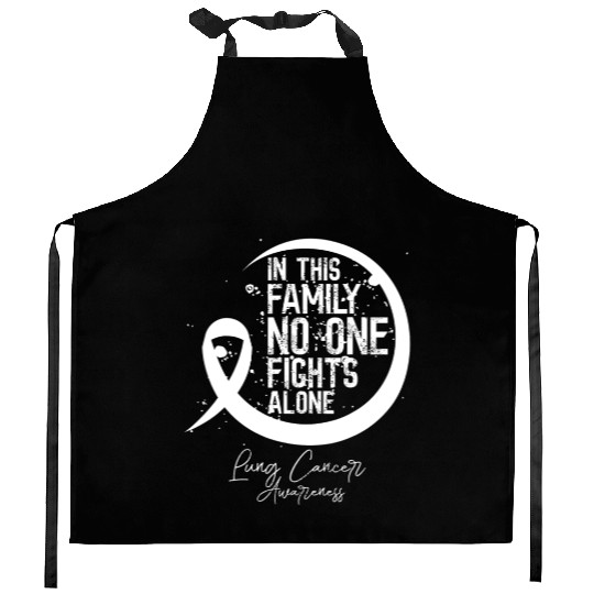 In This Family Fights Lung Cancer No One Alone Kitchen Aprons