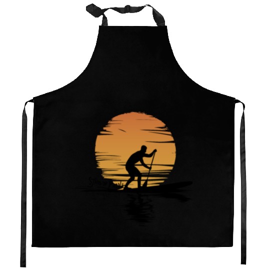 Stand Up Paddle Leisure Vacation Kitchen Aprons
