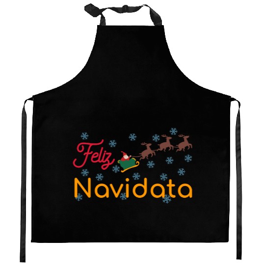Data Science xmas Feliz Navidata Christmas Kitchen Aprons