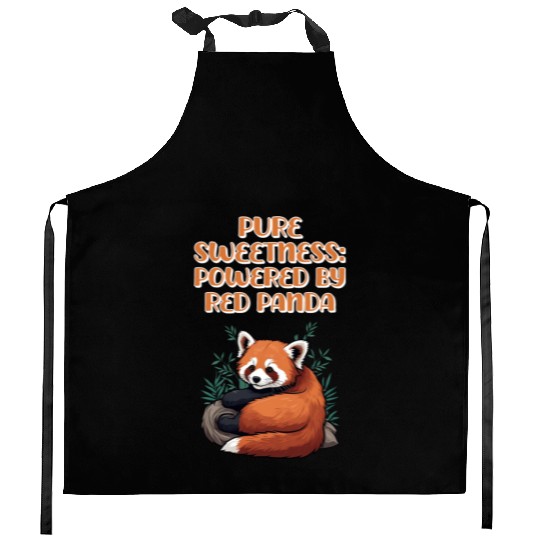 Pure Sweetness: Powered By Red Panda - Cute Animal Kitchen Aprons
