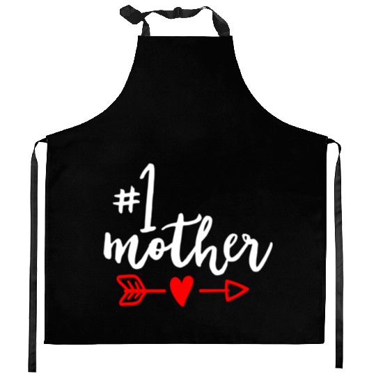 Mother Number 1 Mom Mama Mothers Day Mother In Law Kitchen Aprons