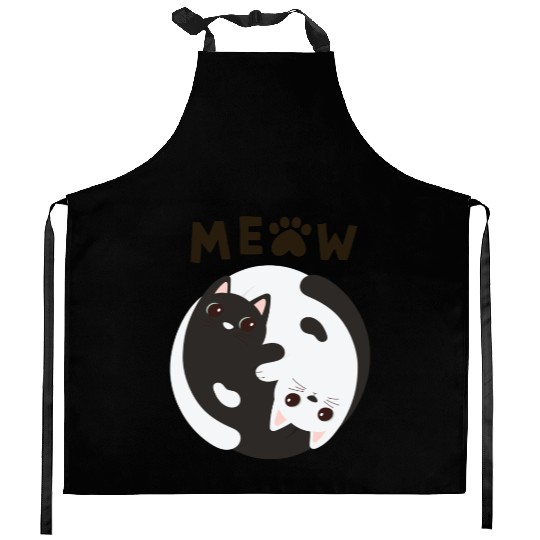 Meow Cat Kitchen Aprons