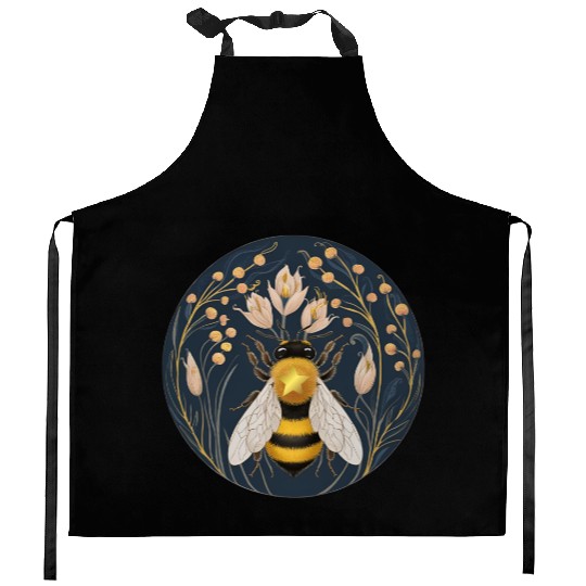 Golden Harvest Honey Bee Kitchen Aprons