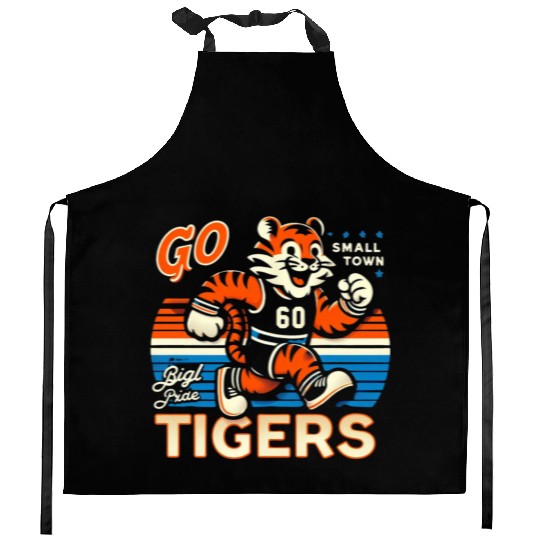 Small Town, Big Pride: Go Tigers! Kitchen Aprons