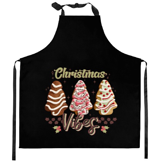 Christmas Vibes Kitchen Aprons