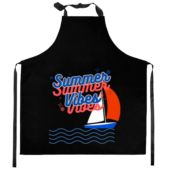 Summer Vibes Kitchen Aprons