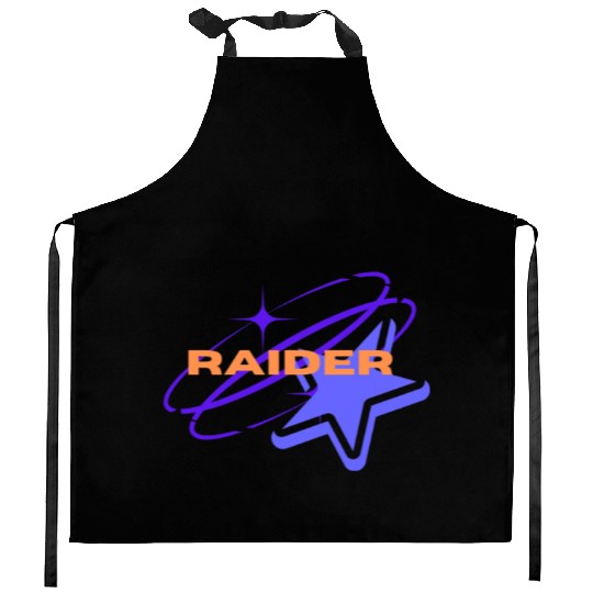 Raiders on the street Kitchen Aprons