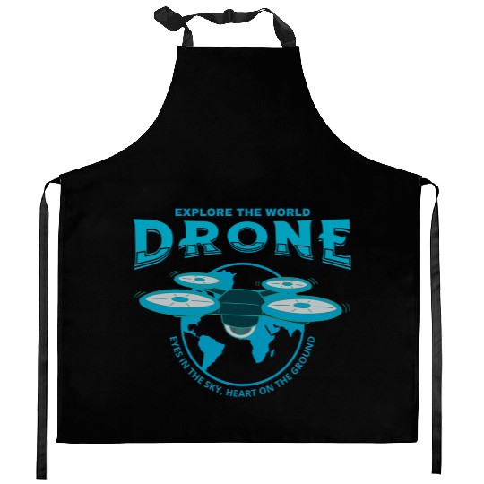 ZamTilla: Unique Drone Designs for Drone Lovers Kitchen Aprons