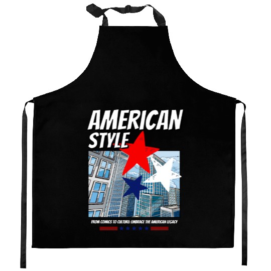 From Comics to Culture: Embrace the American style Kitchen Aprons