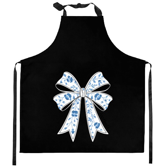 Christmas Coquette Bow, Merry Christmas Kitchen Aprons
