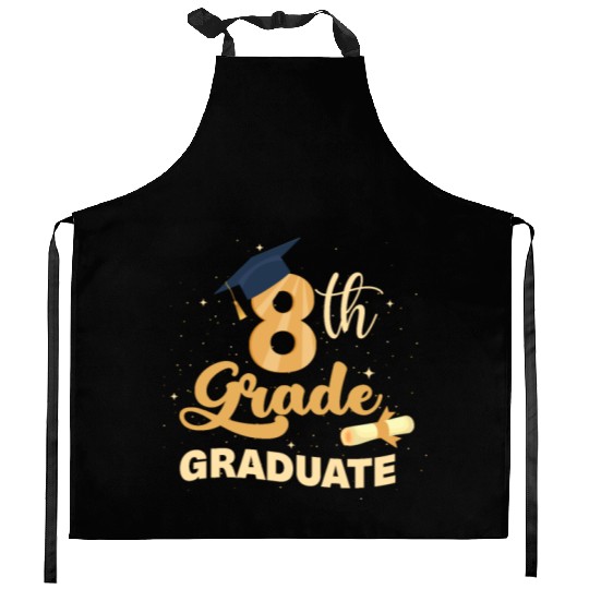 8th Grade Graduation Middle School Graduate Kitchen Aprons