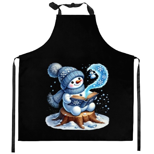Snowman Christmas, Funny Snowman Kitchen Aprons