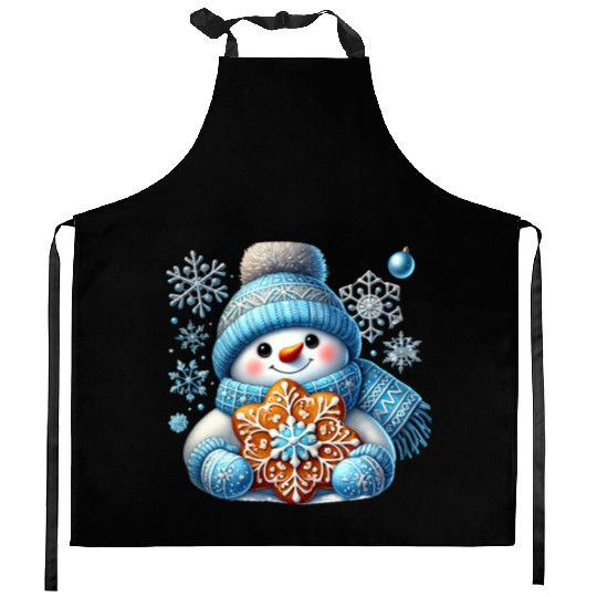 Snowman Christmas, Funny Snowman Kitchen Aprons