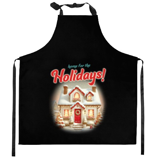 Home for the Holidays, Merry Christmas Kitchen Aprons