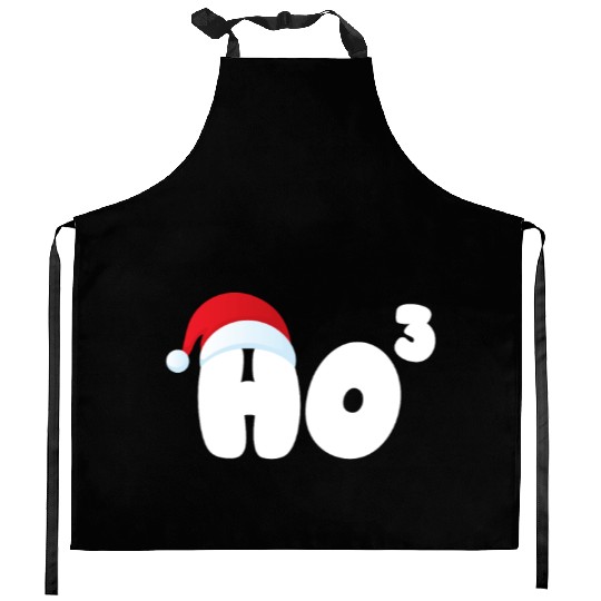 Ho Cubed Funny Christmas Math Teacher Ho Ho Ho Kitchen Aprons