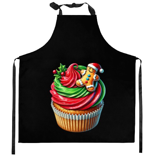 Christmas ice cream, Merry Christmas Kitchen Aprons
