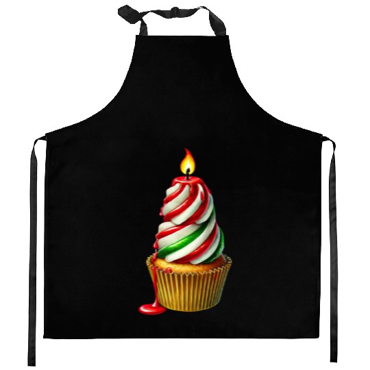 Christmas ice cream, Merry Christmas Kitchen Aprons
