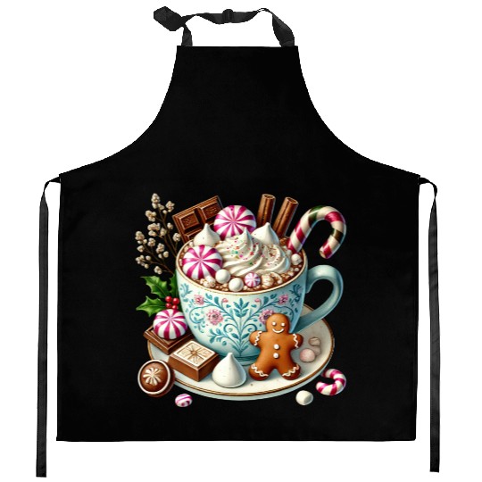 Christmas ice cream, Coquette Chistmas Kitchen Aprons
