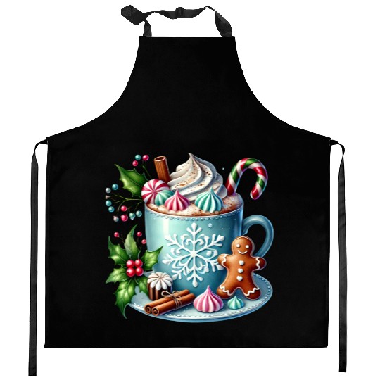 Christmas ice cream, Coquette Chistmas Kitchen Aprons