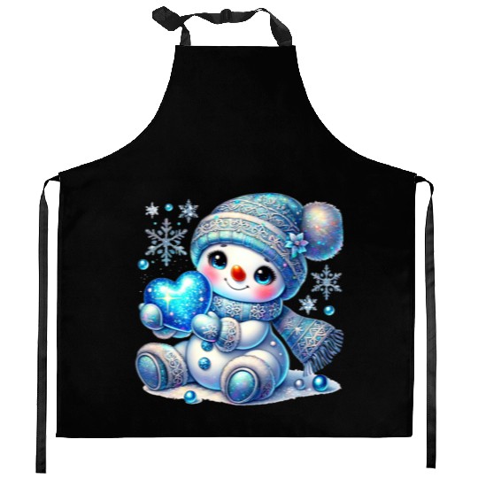 Snowman Christmas, Cute Christmas Kitchen Aprons
