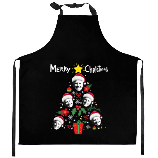 MERRY CHRISTMAS AA3 Kitchen Aprons