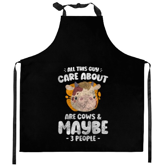 Cow Farm Cow Spots Kitchen Aprons