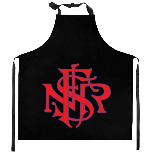 Our Lady of the Rosary of Fátima - NSRF monogram Kitchen Aprons