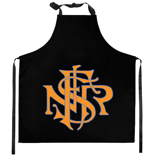 Our Lady of the Rosary of Fátima - NSRF monogram Kitchen Aprons