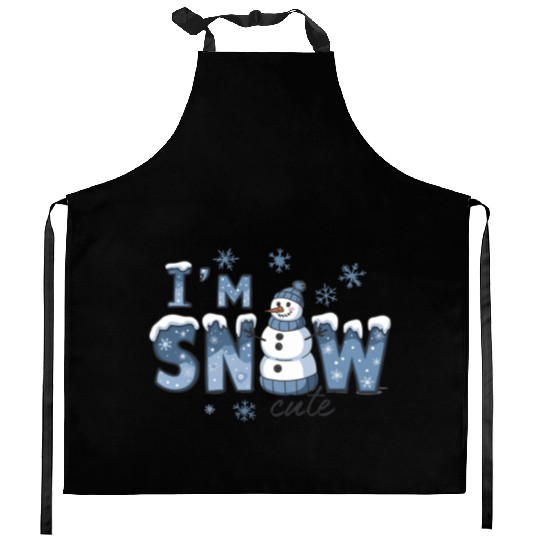 Snowman Christmas, Merry Christmas Kitchen Aprons