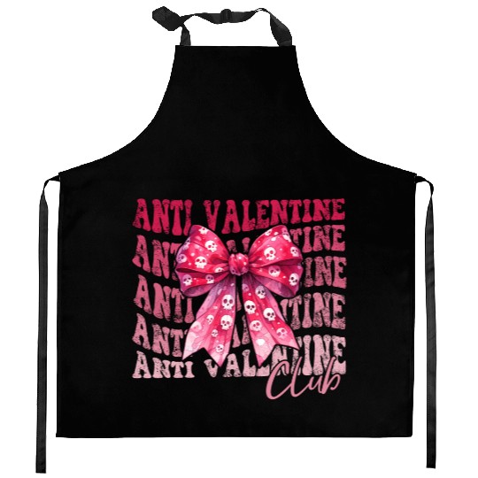 Anti Valentine Club Kitchen Aprons