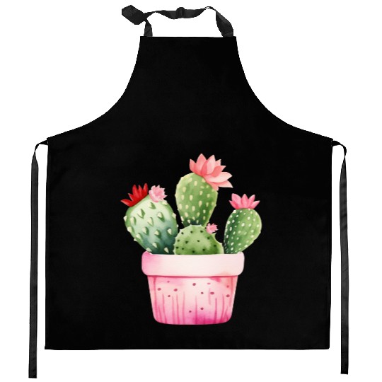 Cactus Valentine, Valentines Retro Kitchen Aprons