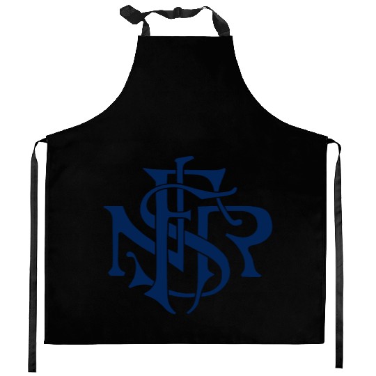 Our Lady of the Rosary of Fátima - NSRF monogram Kitchen Aprons