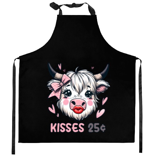 Valentine Retro, Happy Valentines Day Kitchen Aprons