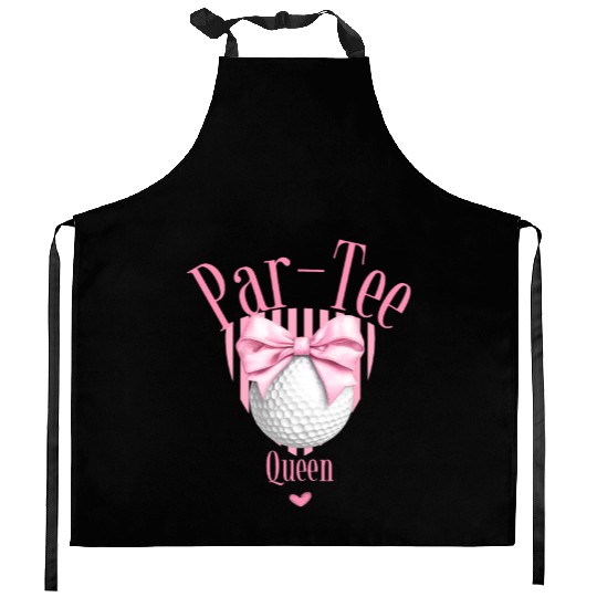 Ladies Par-Kitchen Aprons Queen Golf Series Kitchen Aprons