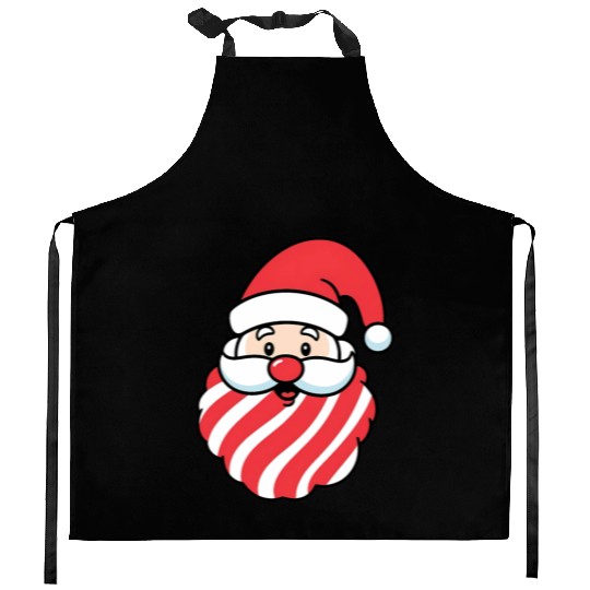 CandyClaus Candy Cane Santa Claus Christmas Kitchen Aprons