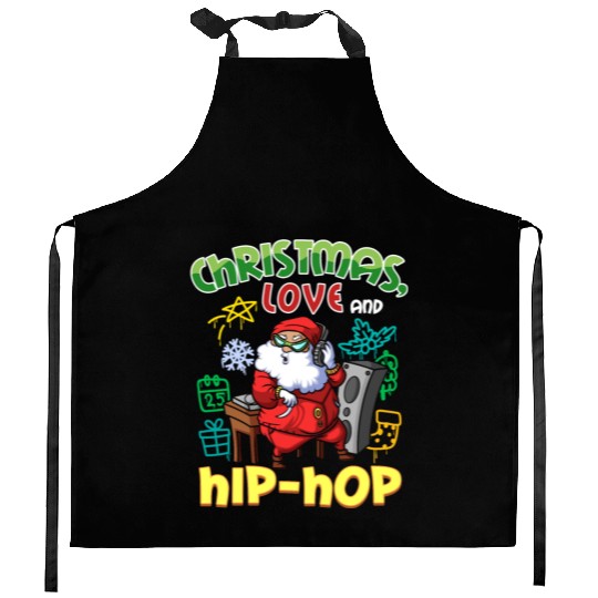 Christmas, Love & Hip Hop, Santa’s Holiday Look Kitchen Aprons