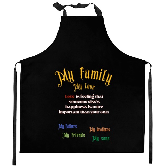 My family Kitchen Aprons