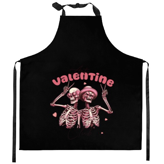 Valentines Cute, Valentine Retro Kitchen Aprons