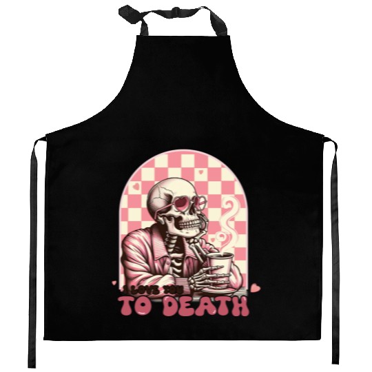 Valentines Day, Valentine Retro Kitchen Aprons