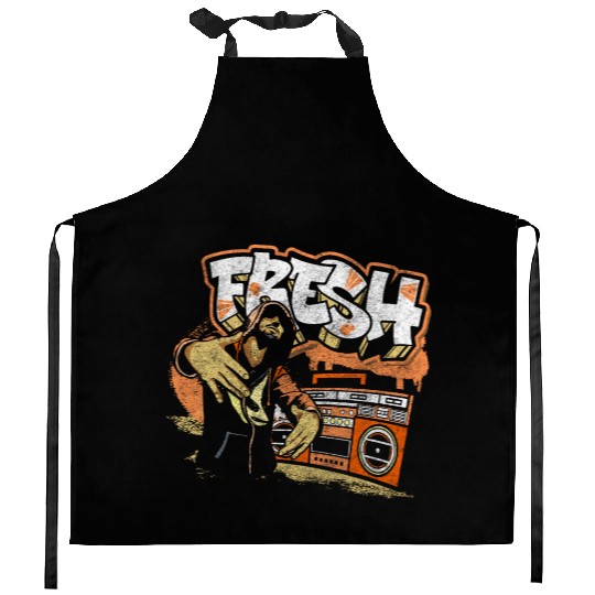Spray Can Subway Streetwear Striking Kitchen Aprons