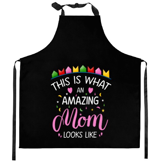 Amazing mom mother looks like mothers day christma Kitchen Aprons