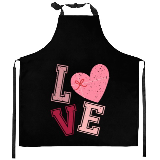 Valentine Day, Valentine Retro Kitchen Aprons