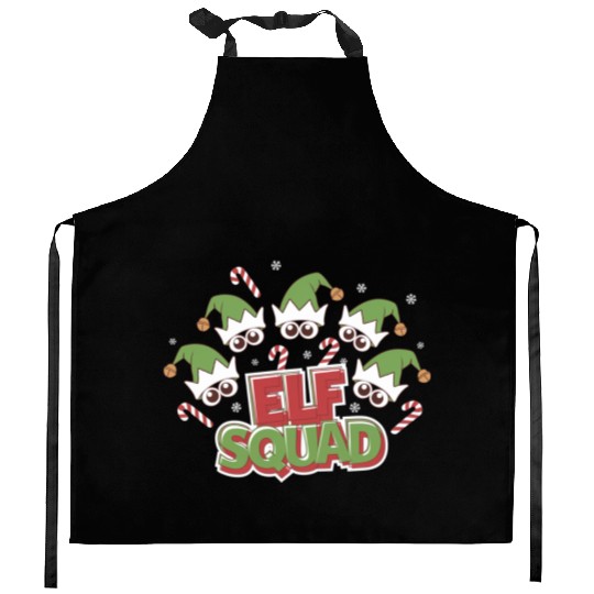 Elf Squad Kitchen Aprons