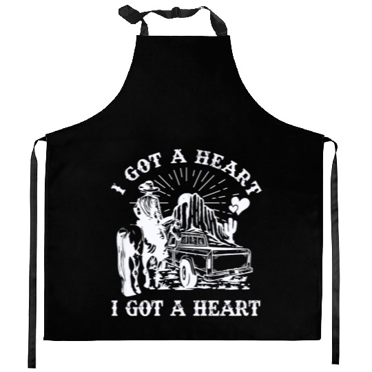I Got A Heart Like A Truck Kitchen Aprons