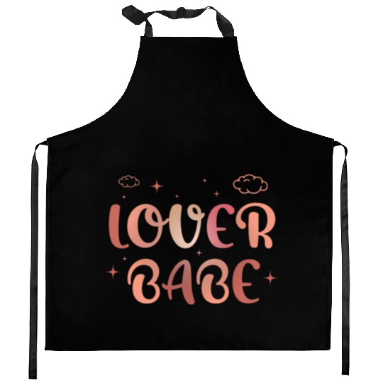 Valentine Retro, Happy Valentines Day Kitchen Aprons