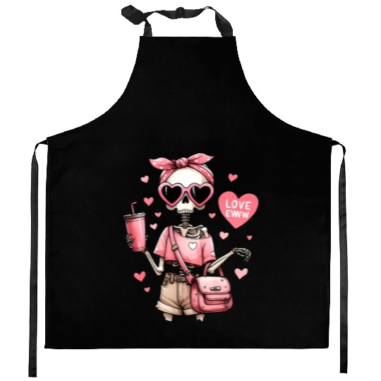 Valentines Cute, Valentine Day Kitchen Aprons