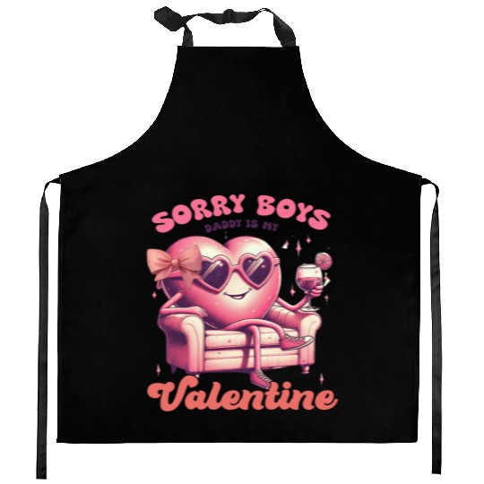 Valentines Day, Valentine Retro Kitchen Aprons