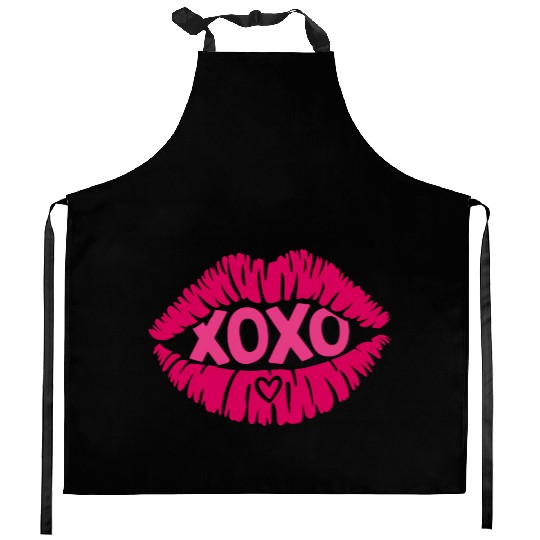 XOXO Valentine Sublimation Kitchen Aprons